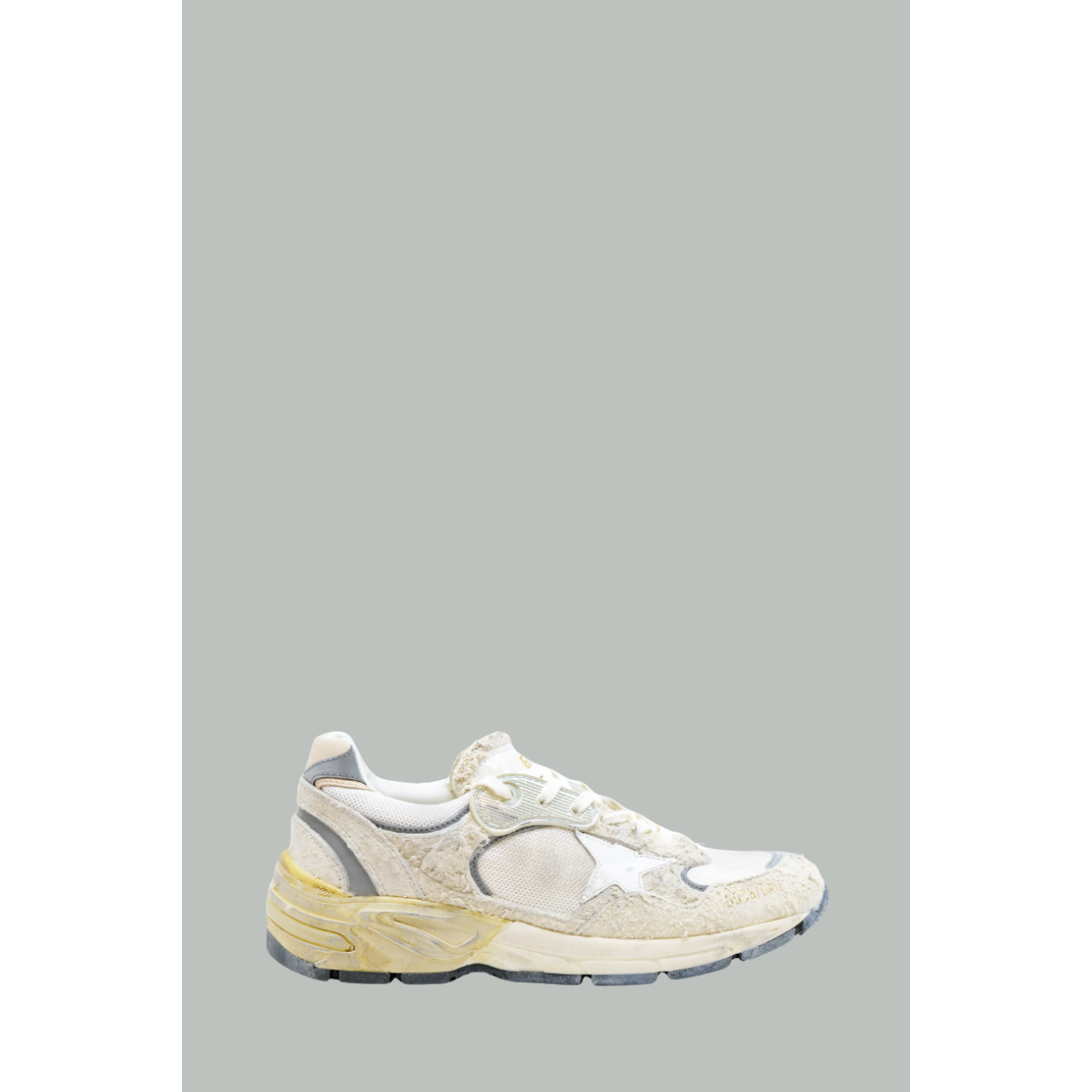 Baskets Dad-Star Femme - Blanc / Argent - GOLDEN GOOSE