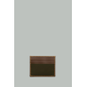 Porte-cartes En Re-Nylon Et Cuir - Vert / Cacao - PRADA