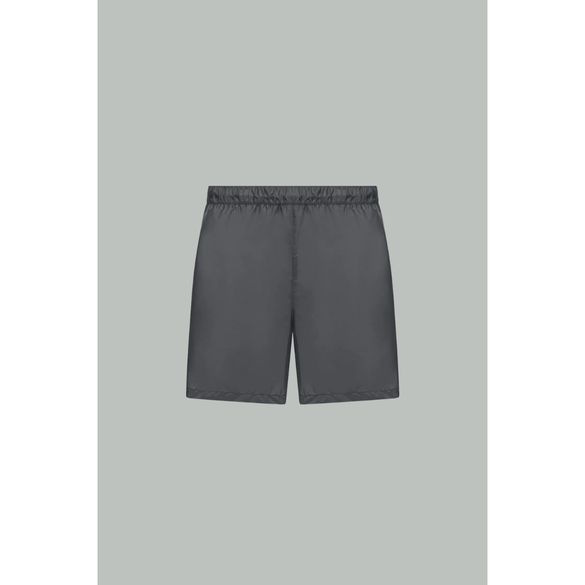 Short De Bain À Taille Élastiquée - Gris - PRADA