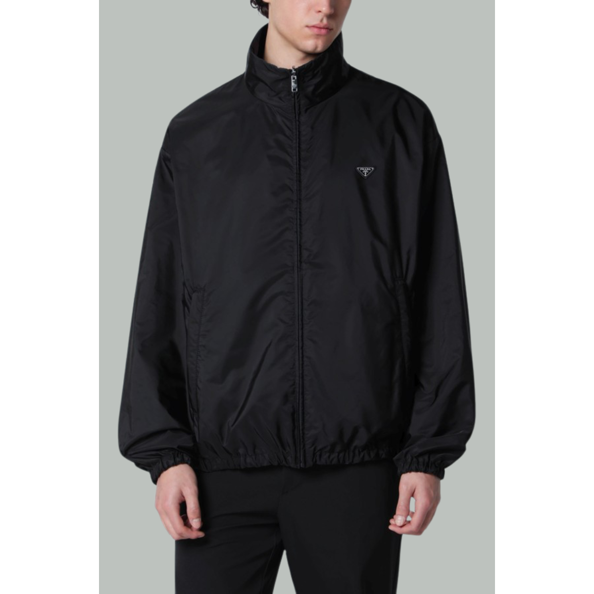 Veste Zippée Réversible - Noire / Bleue / Re-Nylon - PRADA