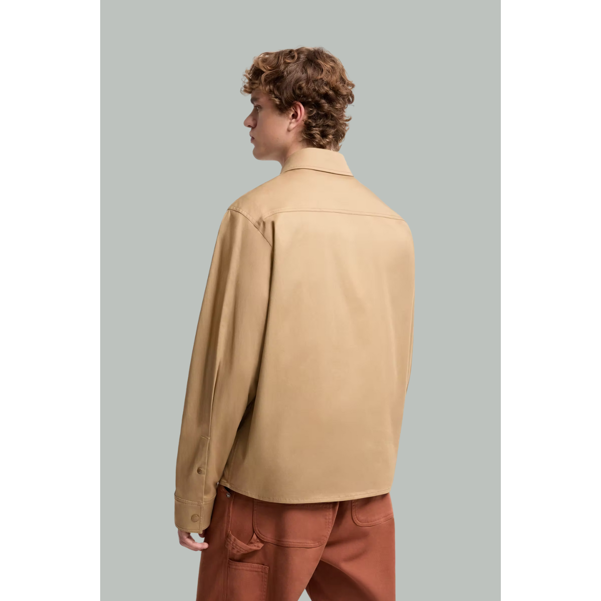 Surchemise En Gabardine De Coton Mélangé - Camel - MONCLER