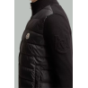 Padded Zip-Up Cotton Cardigan - noir - MONCLER