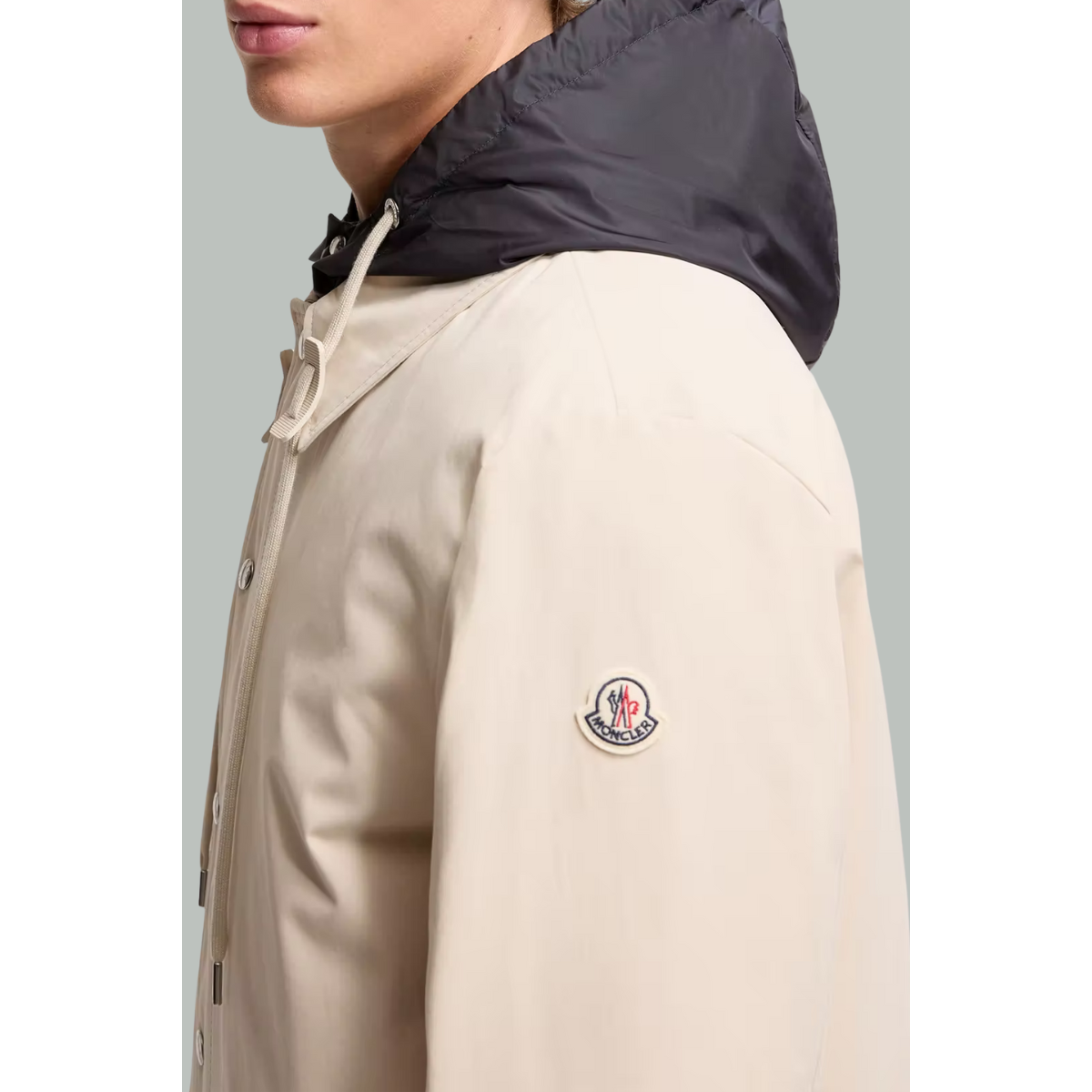 Parka Matelassée Longue à Capuche Kervoyal - Ecru - MONCLER