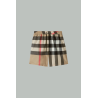 Check Swim Shorts - Beige - BURBERRY