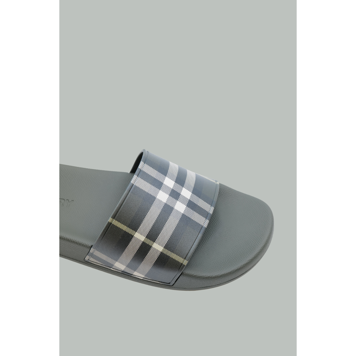 Claquettes Check - Kaki - BURBERRY