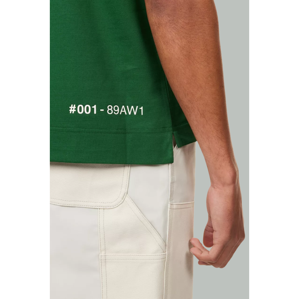 T-shirt En Coton À Coupe Décontractée Avec Logo En Relief - Vert - MONCLER GRENOBLE