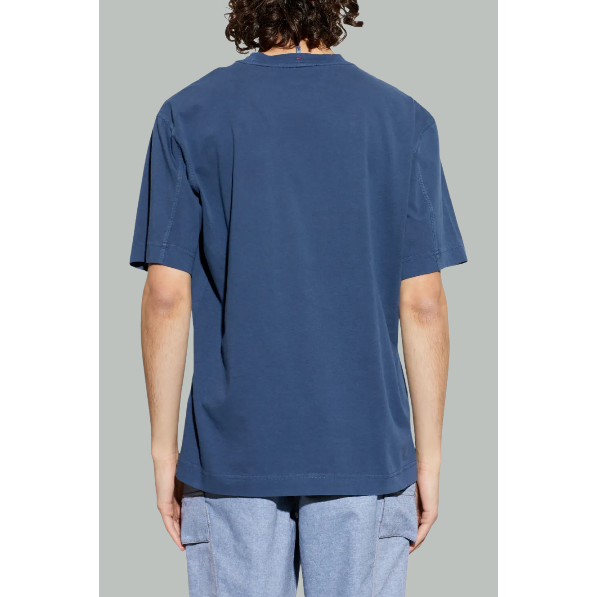 T-Shirt à Broderies - Bleu - MONCLER GRENOBLE