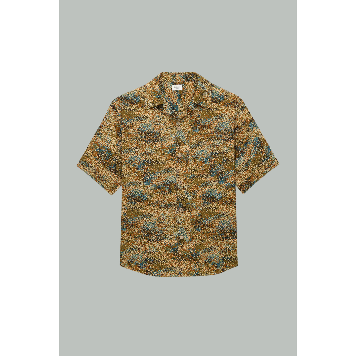 Chemise En Viscose Confetti - Vert Taupe - SAINT LAURENT