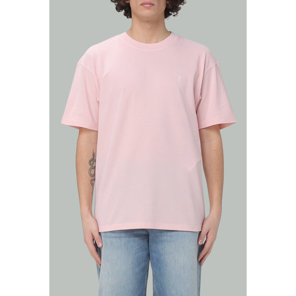 T-shirt Homme - Rose - SAINT LAURENT