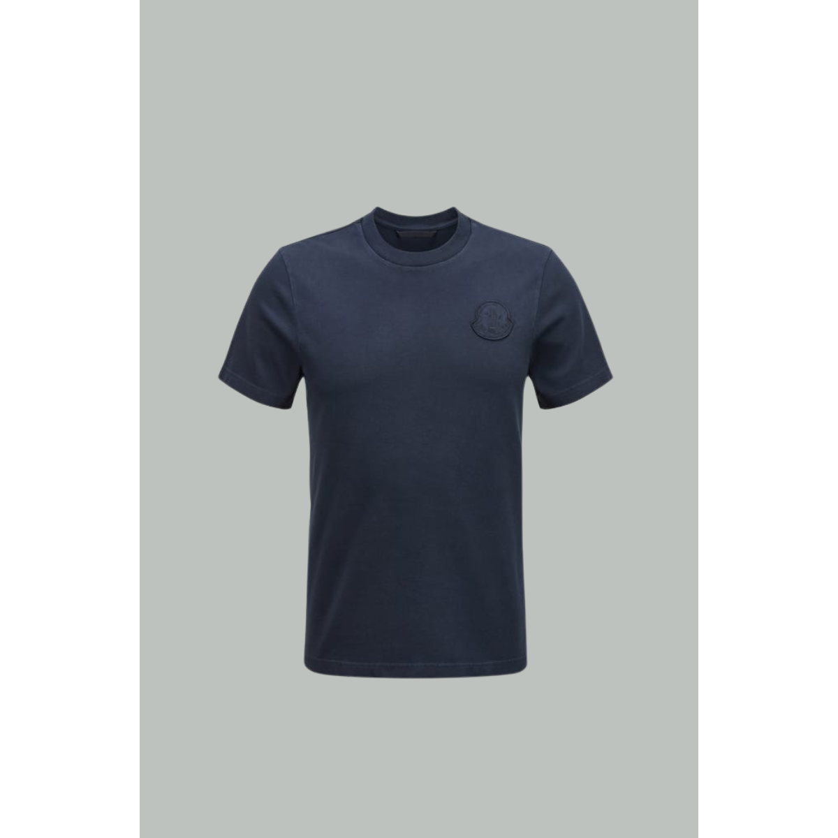 T-shirt En Coton à Empiècement Logo - Bleu - Moncler  Grenoble