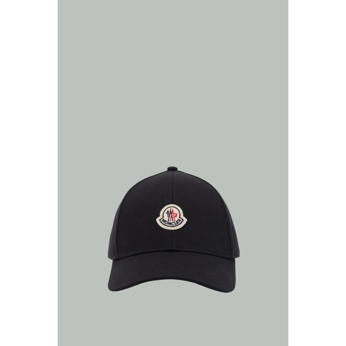 Casquette En Gabardine De Coton - Noir - Moncler