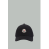 Casquette En Gabardine De Coton - Noir - Moncler