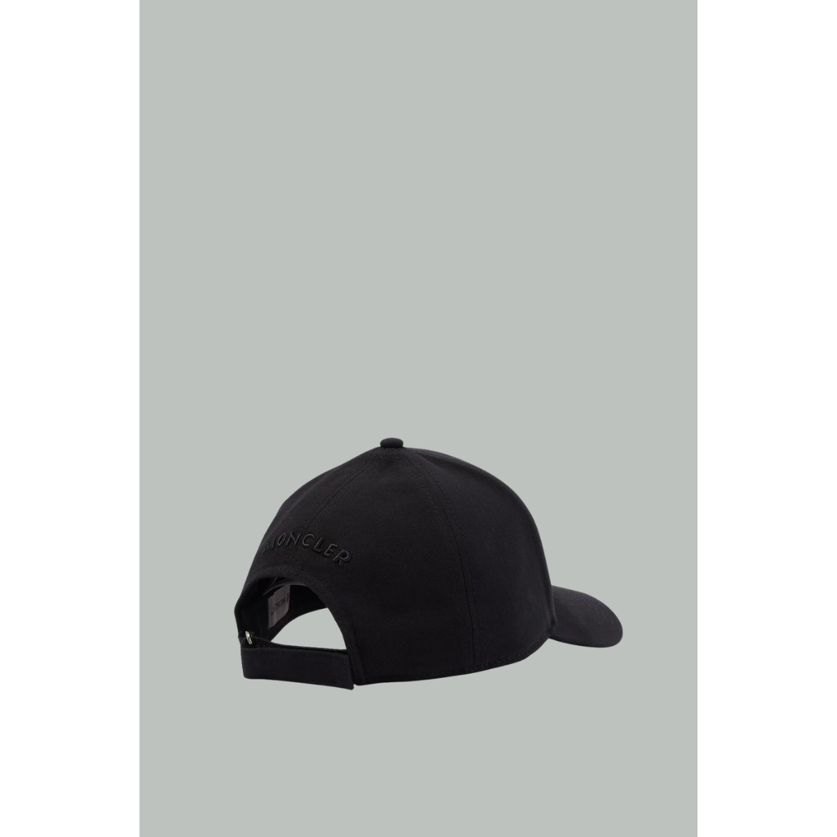 Casquette En Gabardine De Coton - Noir - Moncler