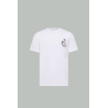 T-shirt En Coton MonDuck Espace Small - Blanc - MONCLER