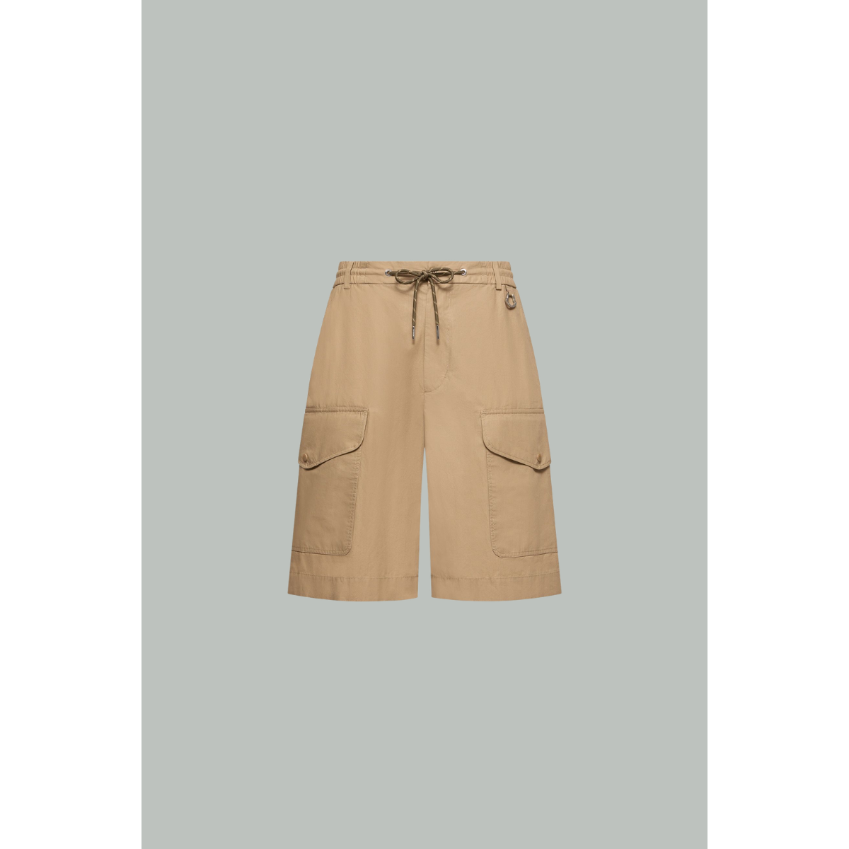 Short Cargo En Popeline De Coton - Beige - MONCLER