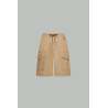 Short Cargo En Popeline De Coton - Beige - MONCLER