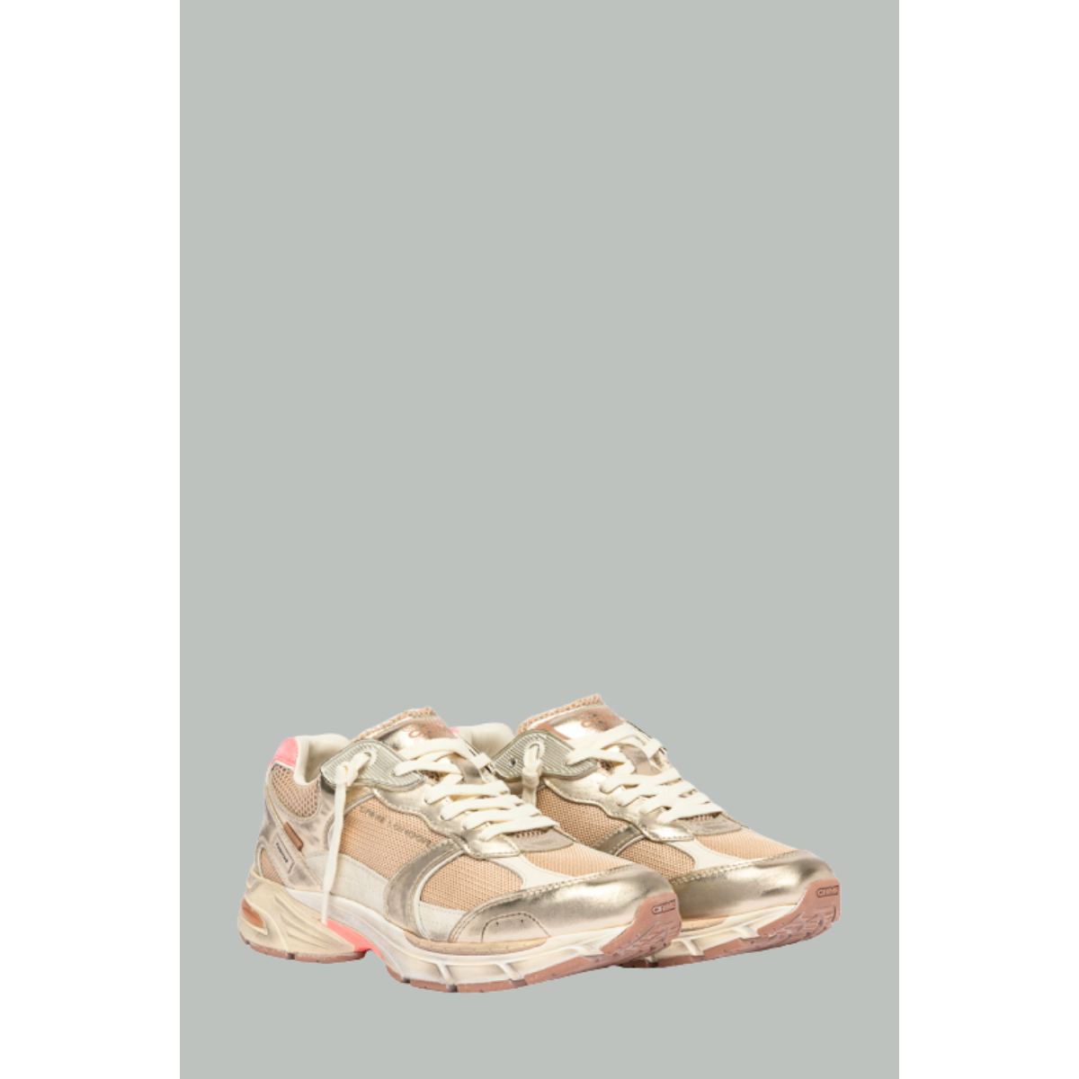 Baskets  Fugitive 9094 Femme - Gold - CRIME LONDON