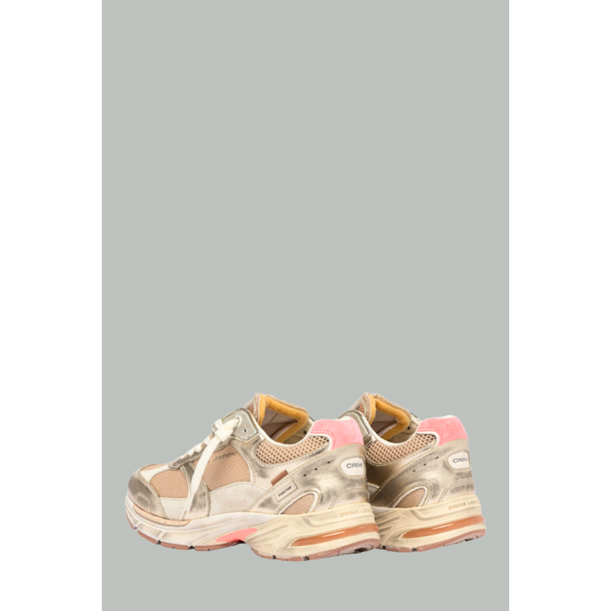 Baskets  Fugitive 9094 Femme - Gold - CRIME LONDON