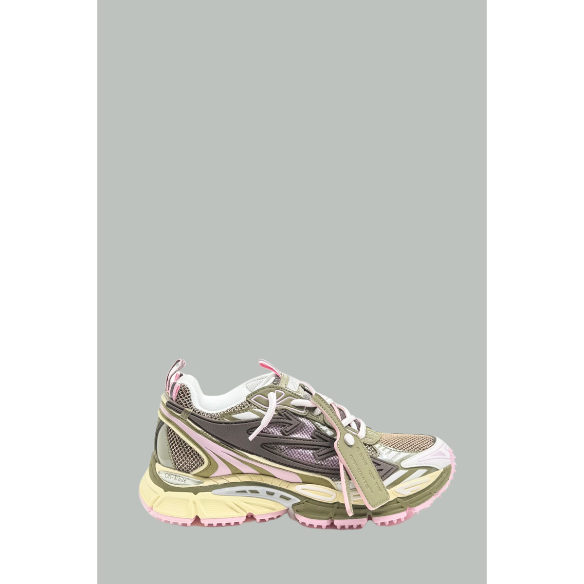 Baskets Be Right Back  -  Rose Vert - OFF WHITE