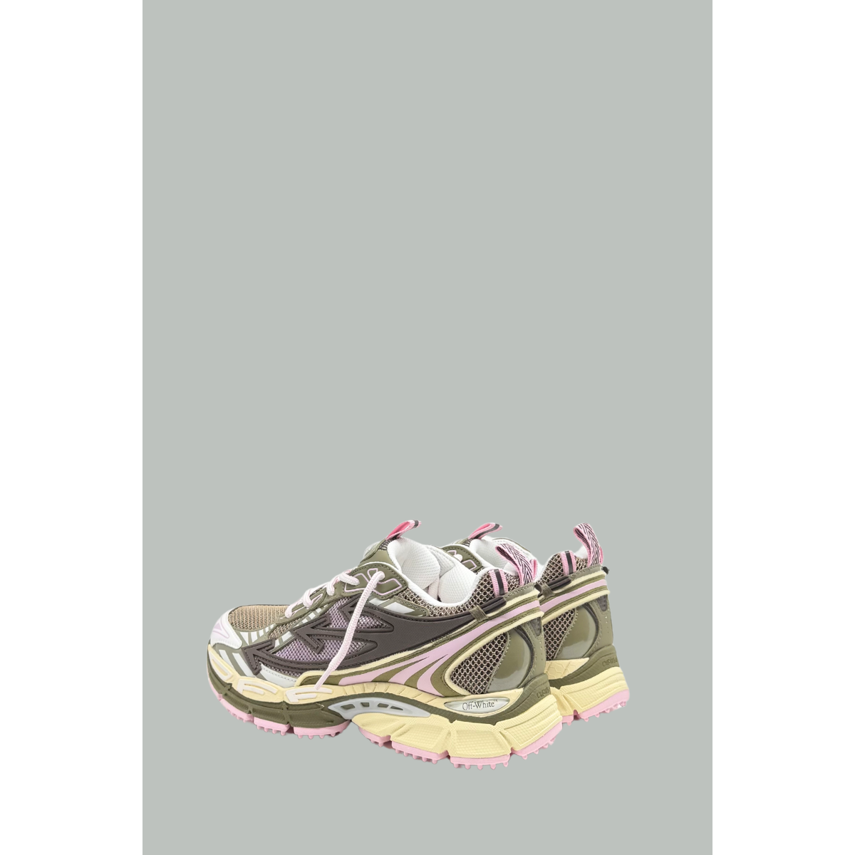 Baskets Be Right Back  -  Rose Vert - OFF WHITE