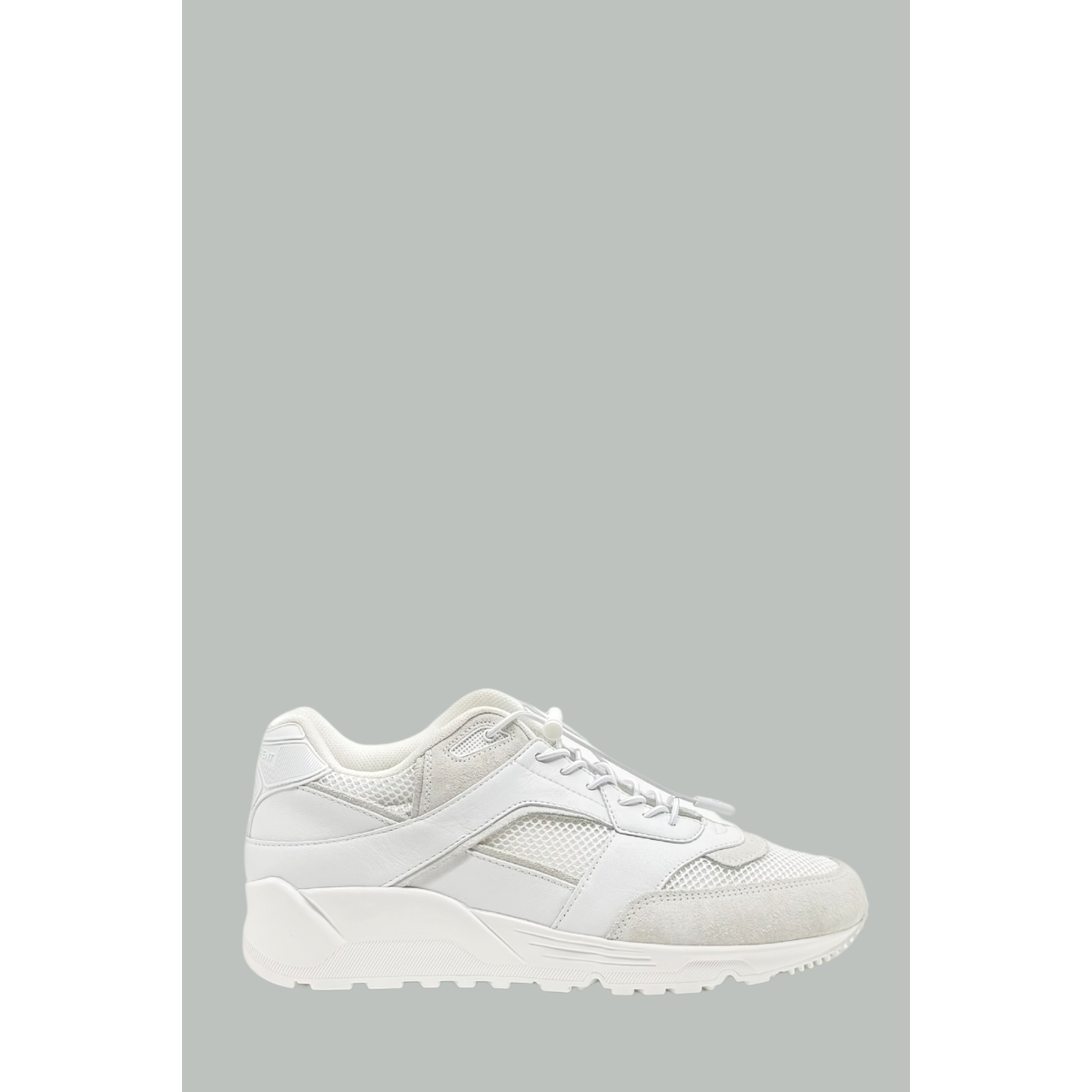 BUMP Sneakers En Cuir Lisse Et Suède - Blanc - Saint Laurent