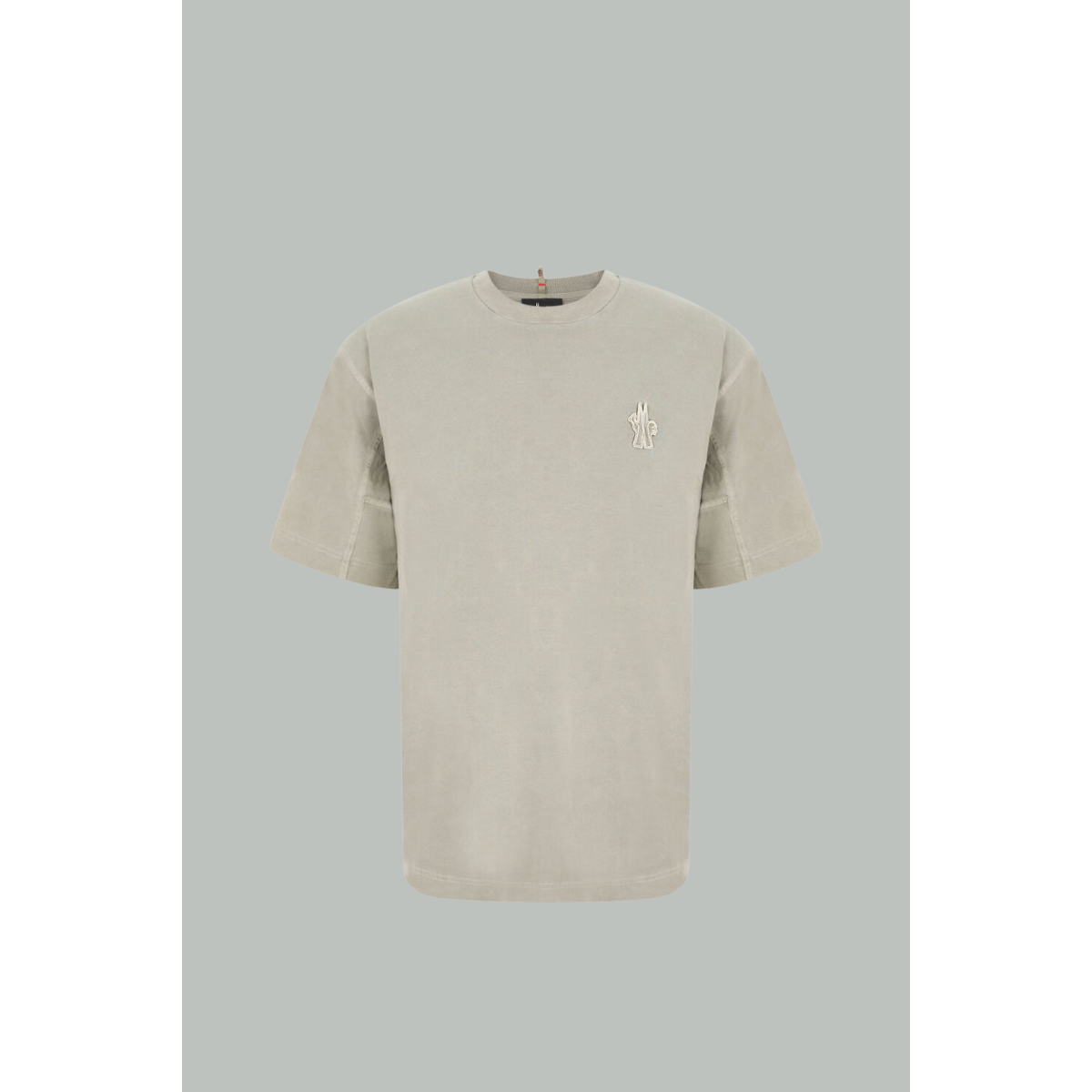T-Shirt à Broderies - Argile - MONCLER GRENOBLE