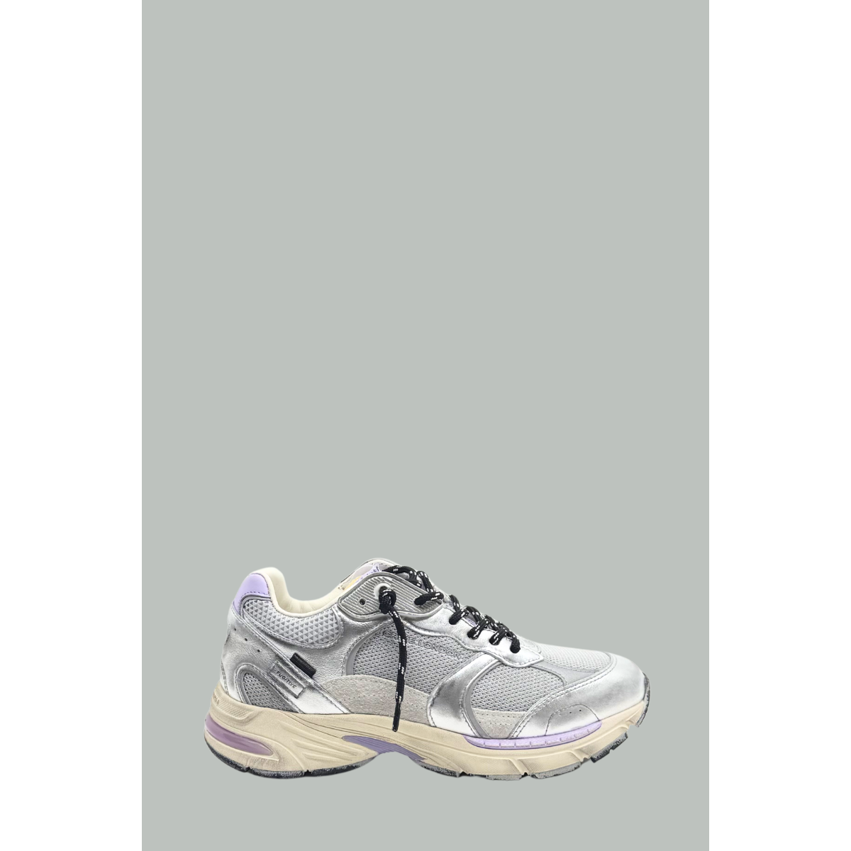 Baskets Fugitive 9094 Ultra Violet - Femme - Argent - CRIME LONDON
