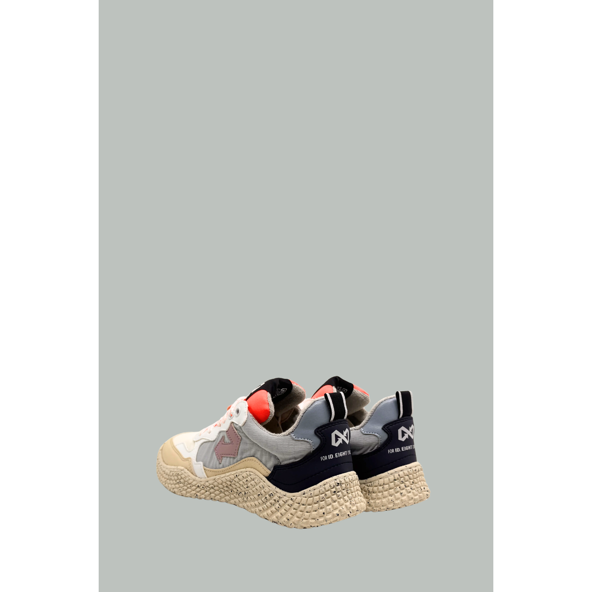 Baskets Hana Light Mix Square - Femme - Bleu/Nylon - ID.EIGHT