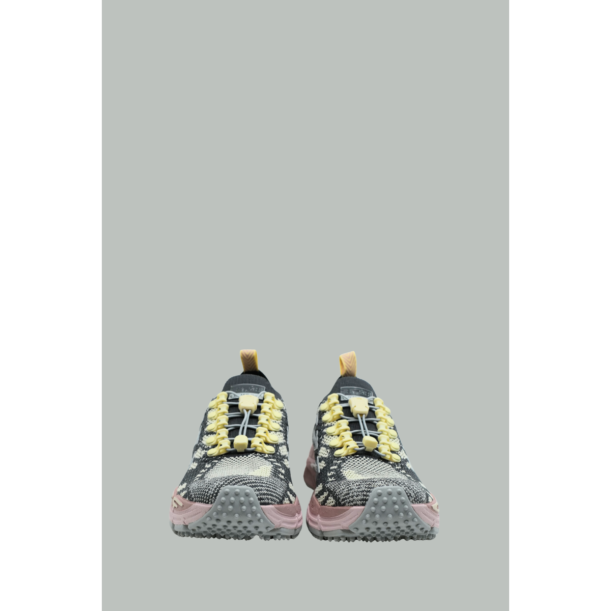 Baskets Be Right Back Knit - Femme - Gris/Rose - OFF WHITE