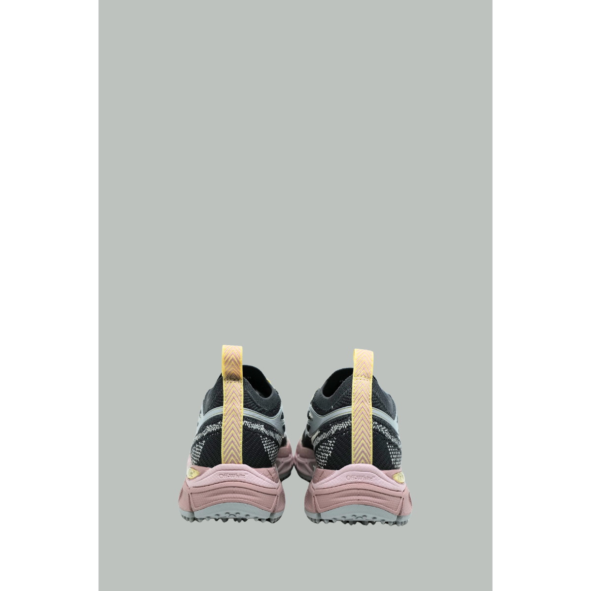 Baskets Be Right Back Knit - Femme - Gris/Rose - OFF WHITE