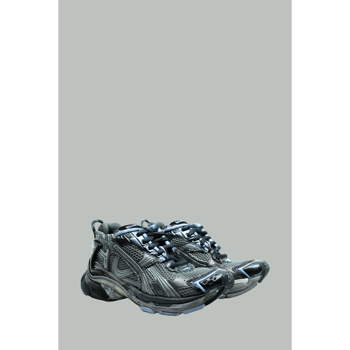 Sneaker Runner - Homme - Gris/Bleu Marine/Bleu Clair - BALENCIAGA