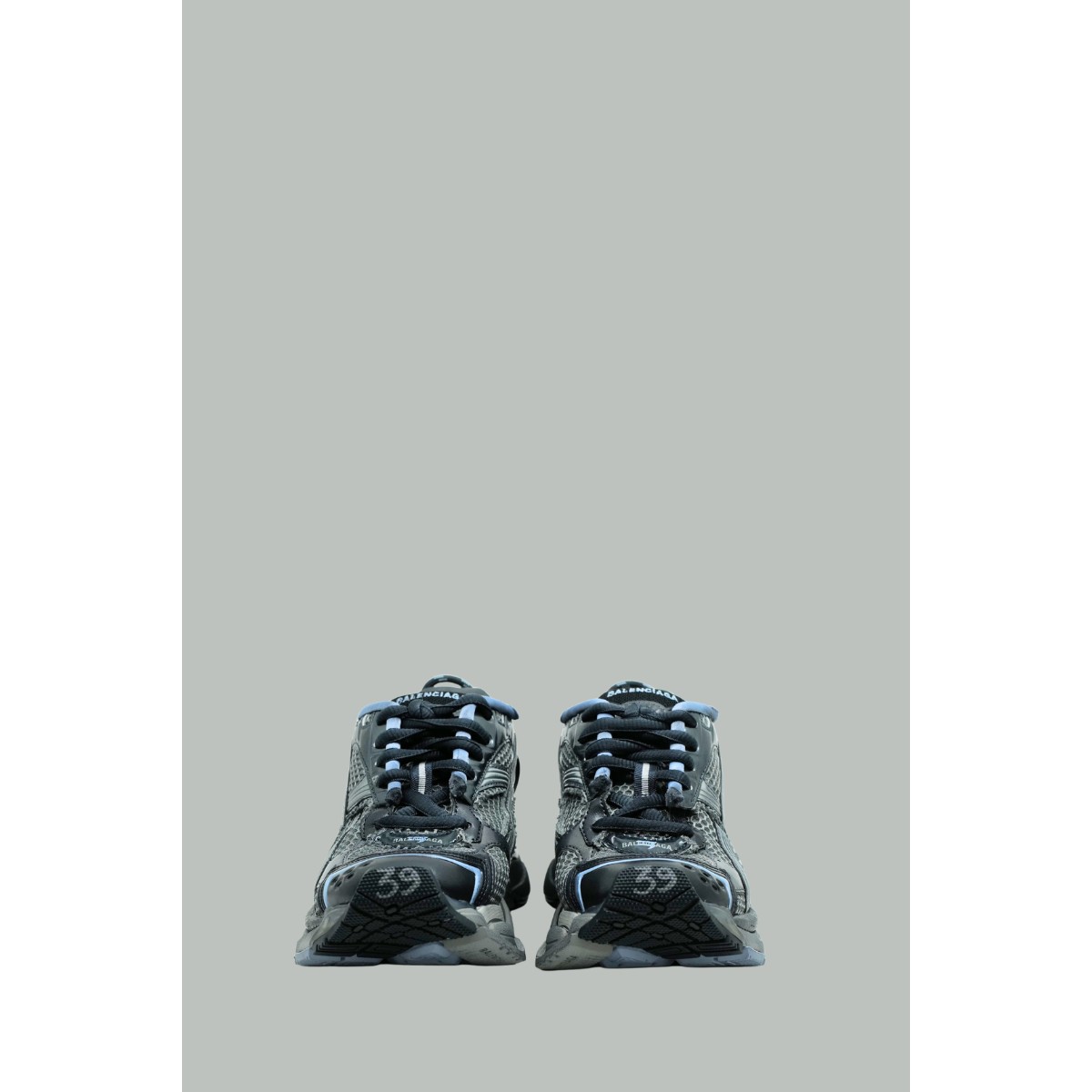 Sneaker Runner - Homme - Gris/Bleu Marine/Bleu Clair - BALENCIAGA