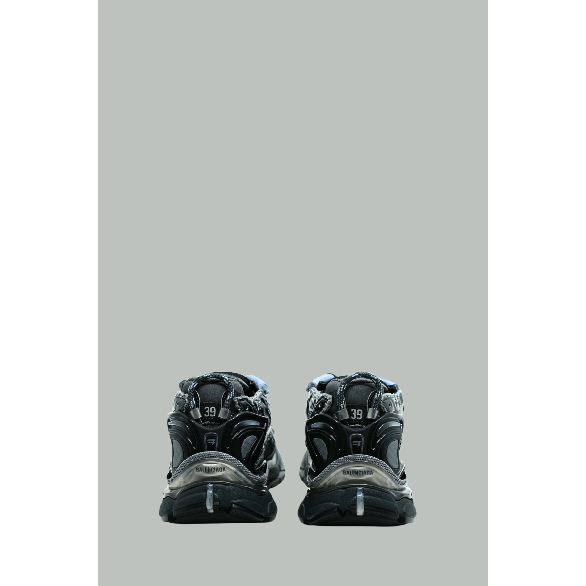 Sneaker Runner - Homme - Gris/Bleu Marine/Bleu Clair - BALENCIAGA