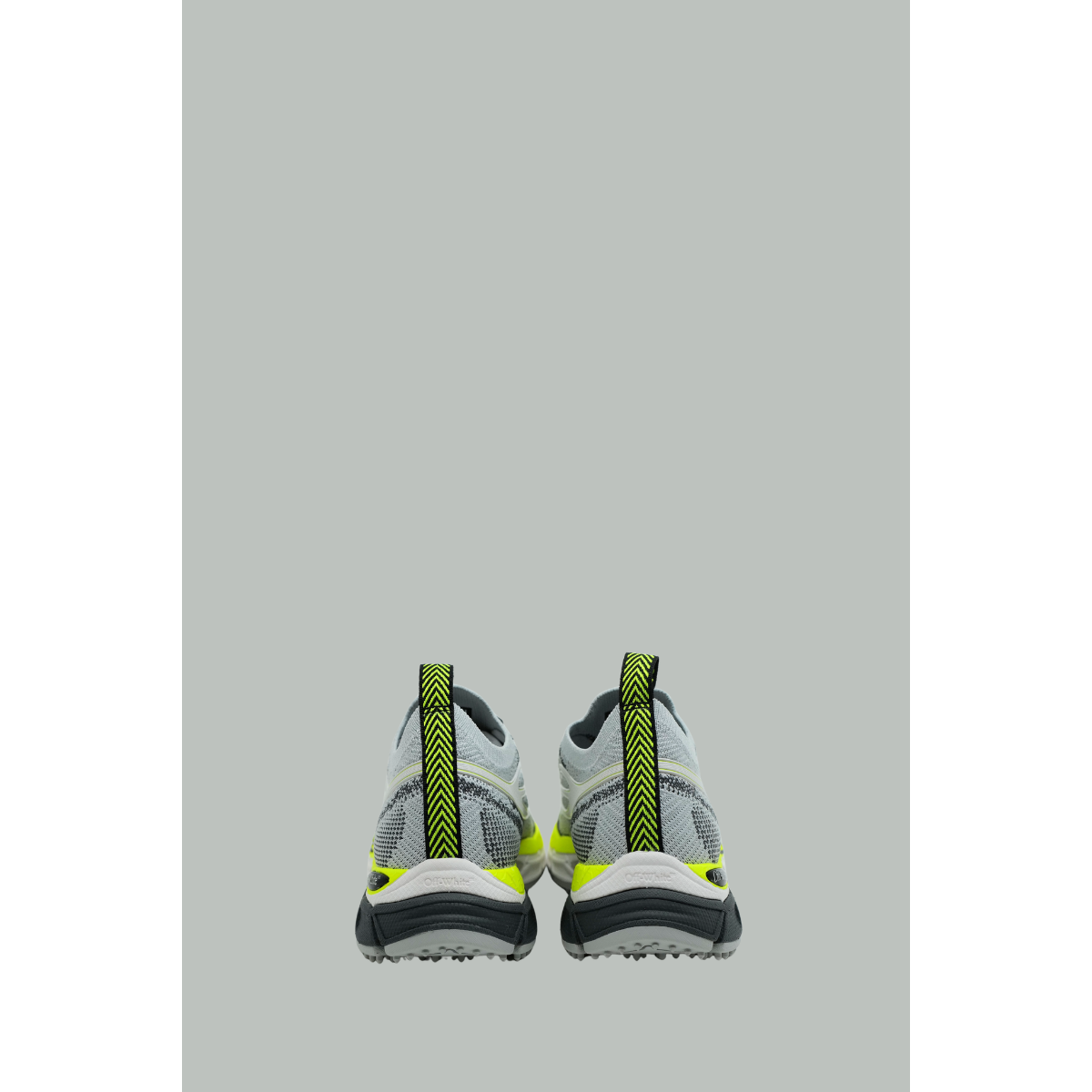 Baskets Be Right Back Knit Low-Top - Homme - Gris/Jaune - OFF WHITE