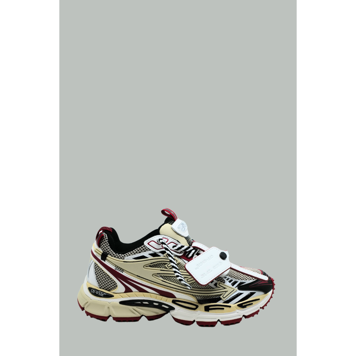 Baskets Be Right Back - Femme - Beige/Rouge - OFF WHITE