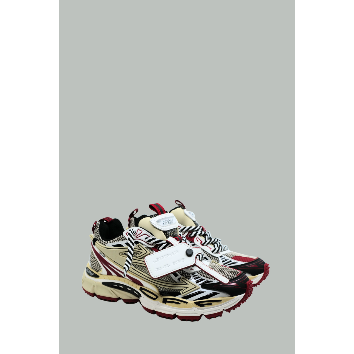 Baskets Be Right Back - Femme - Beige/Rouge - OFF WHITE