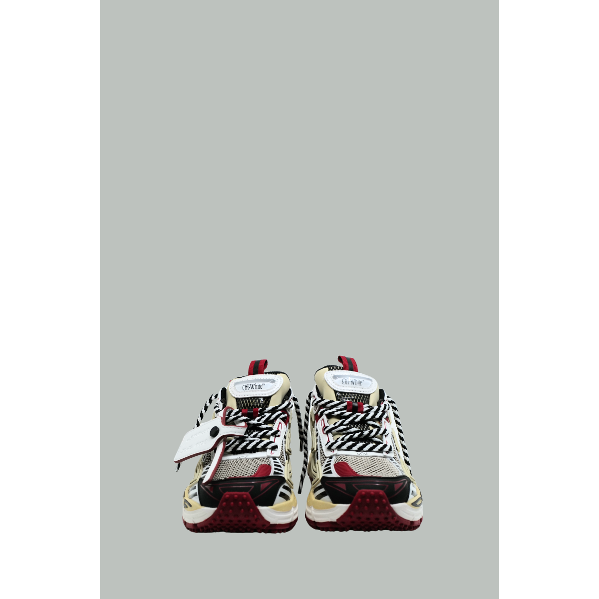 Baskets Be Right Back - Femme - Beige/Rouge - OFF WHITE