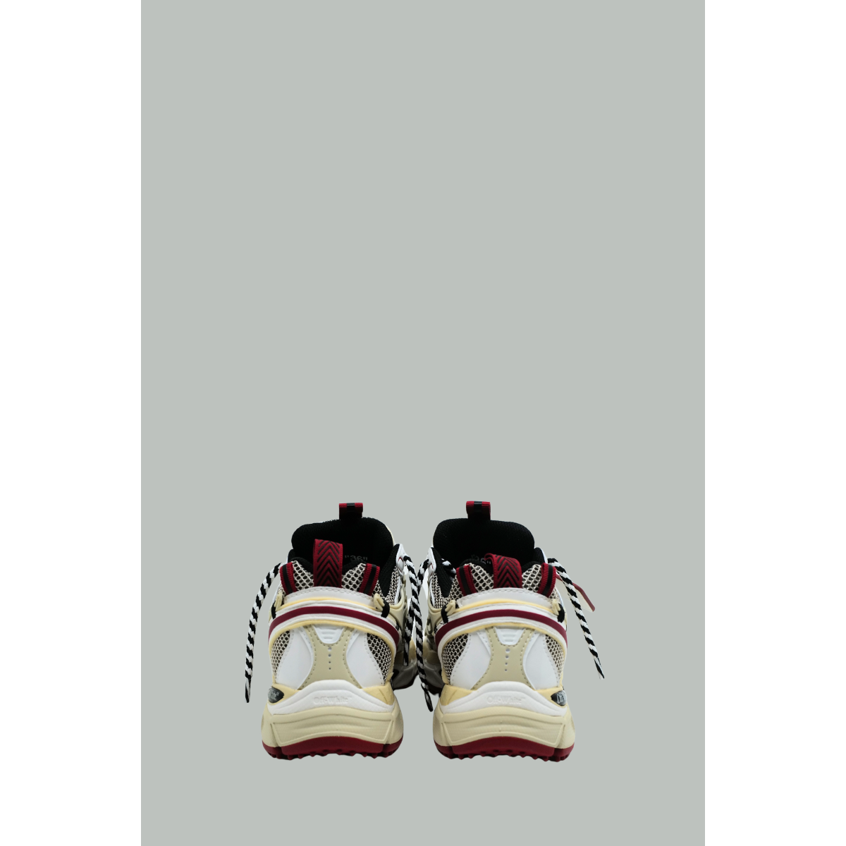 Baskets Be Right Back - Femme - Beige/Rouge - OFF WHITE