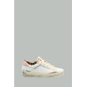 Baskets Distressed Sun Tan - Femme - Blanc/Rose - CRIME LONDON