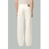 Jean Coupe Large En Coton - Blanc - AMI PARIS