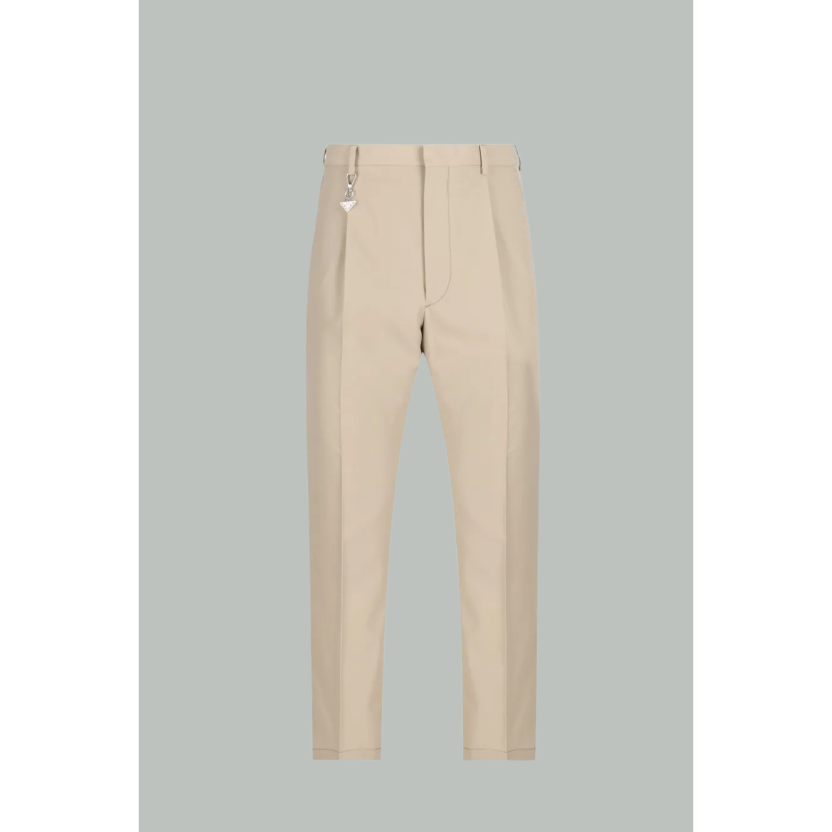 Pantalon Prada En Coton - Beige Sable -PRADA