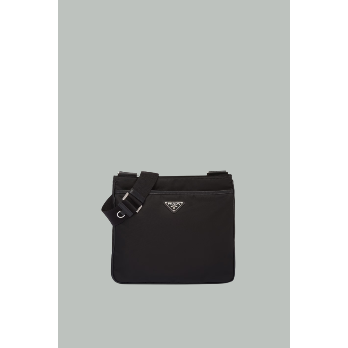 Sac Porté Epaule En Re-Nylon Et Saffiano - Noir - PRADA