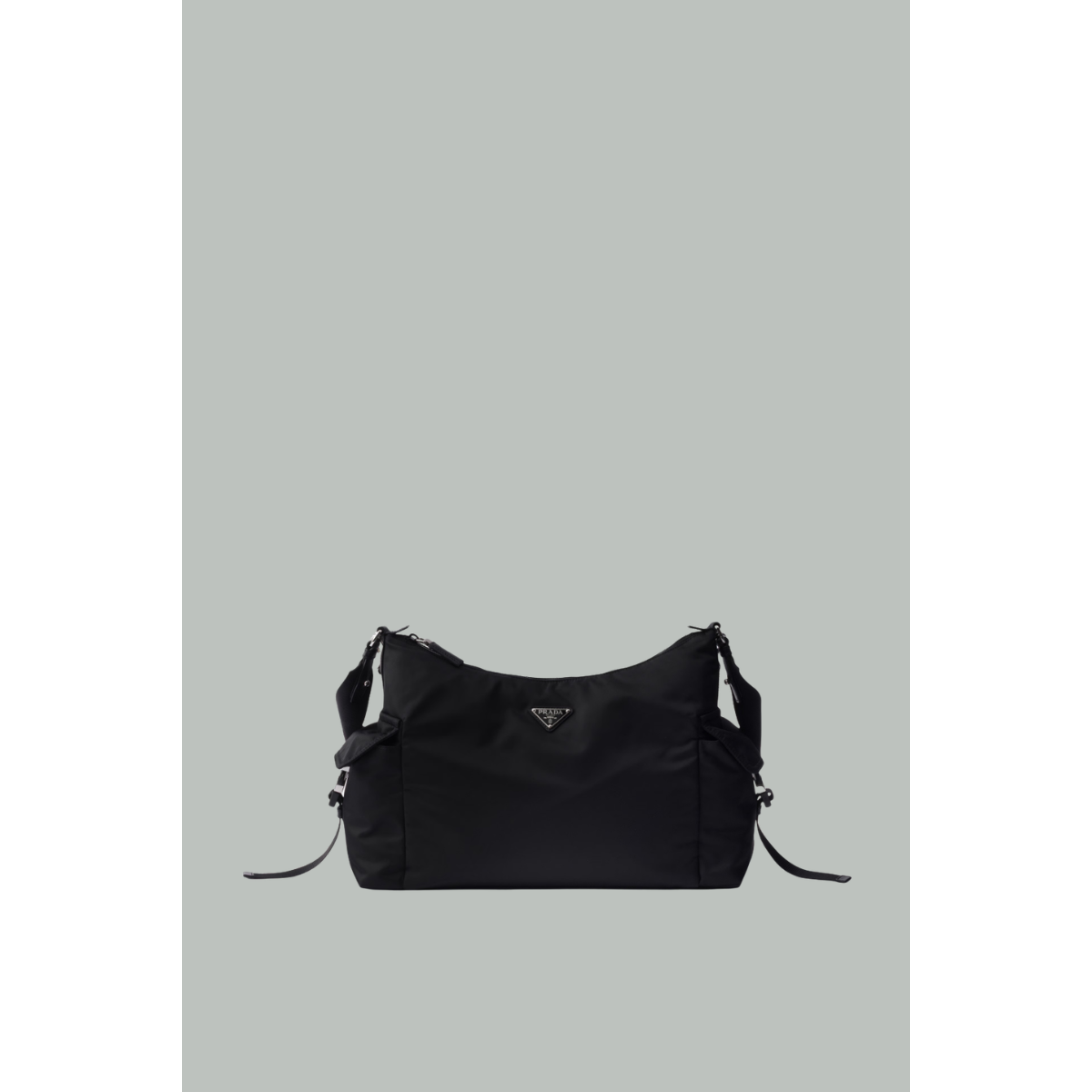 Sac Prada Explore En Re-Nylon Et Cuir - Noir - PRADA