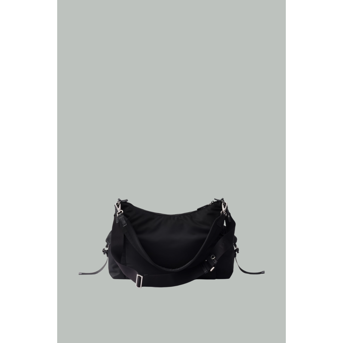 Sac Prada Explore En Re-Nylon Et Cuir - Noir - PRADA