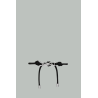 Cassandre Bracelet In Leather Cord - Black - SAINT LAURENT