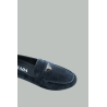 Mocassins En Veau Velours - Bleu Marine - PRADA