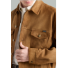 Veste En Daim - Tabac - PRADA