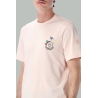 T-Shirt En Coton MonDuck Espace - Rose - MONCLER