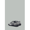 Baskets Speedrock En Cuir Et Mesh - Gris/Noir - PRADA