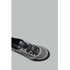 Baskets Speedrock En Cuir Et Mesh - Gris/Noir - PRADA